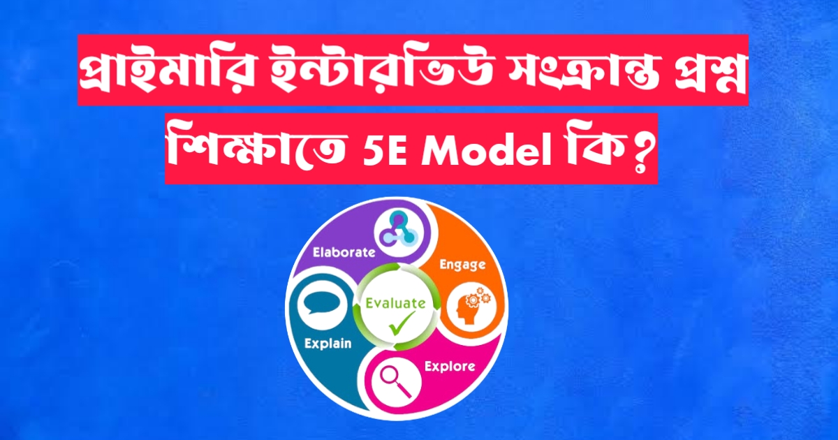 5E Model কি